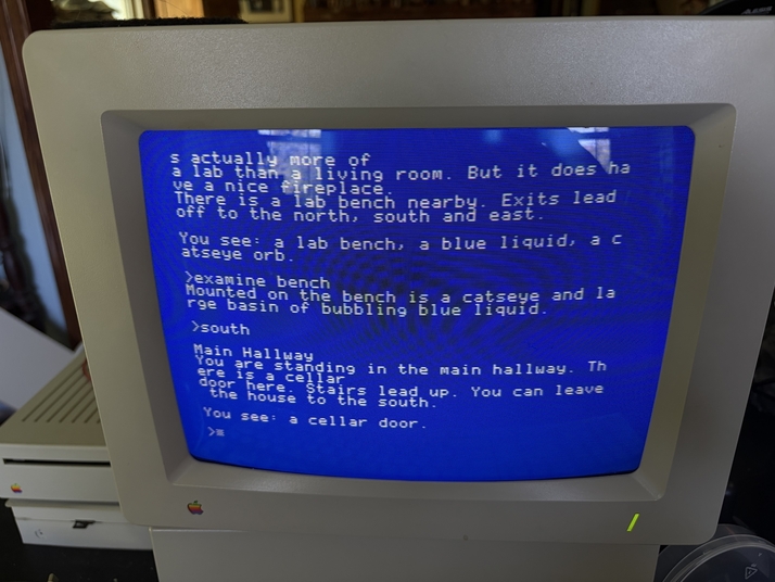 Screenshot of Catseye running on a IIGS